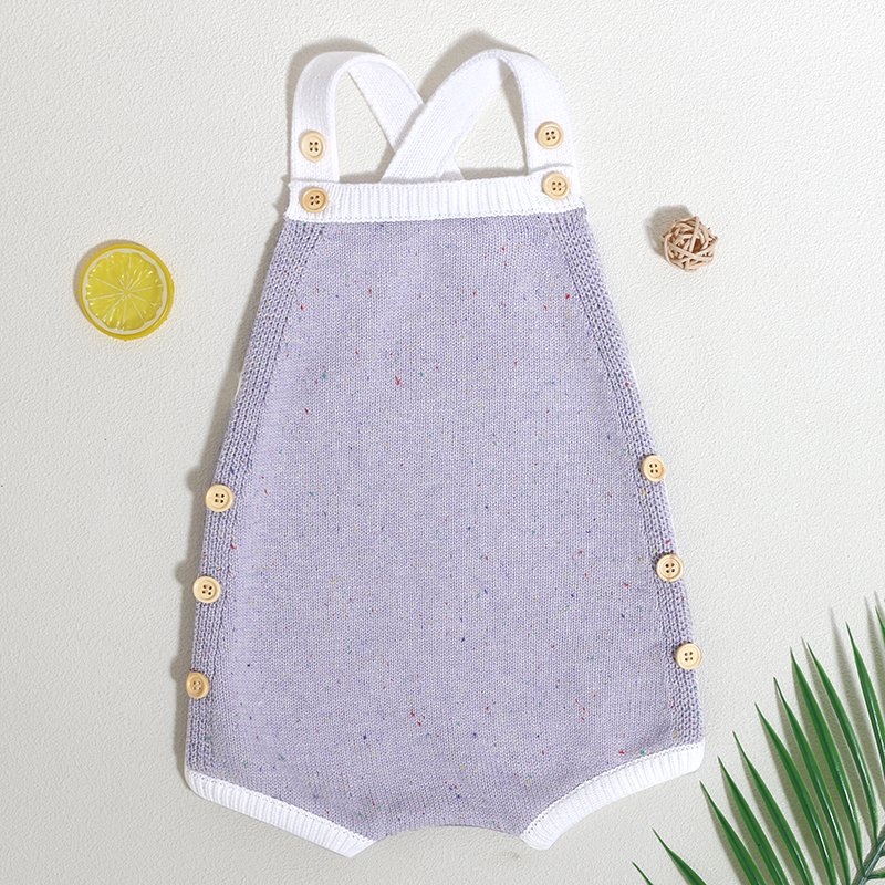 New Products Cotton Baby Clothes Light Color Soft Skin Friendly Sleeveless Infant Bodysuit Summer Cool Baby Rompers