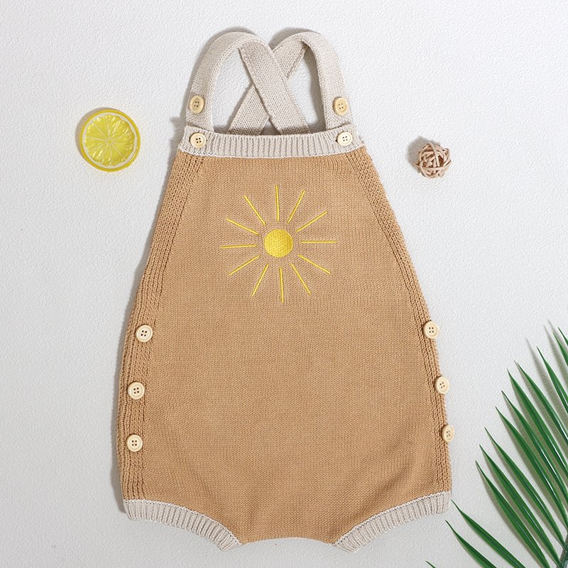 New Products Cotton Baby Clothes Light Color Soft Skin Friendly Sleeveless Infant Bodysuit Summer Cool Baby Rompers