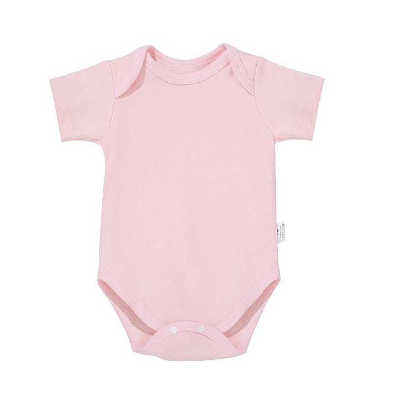 Wholesale onesie baby clothes colorful blanks white 100% organic combed cotton custom printed short sleeve onesie baby bodysuit