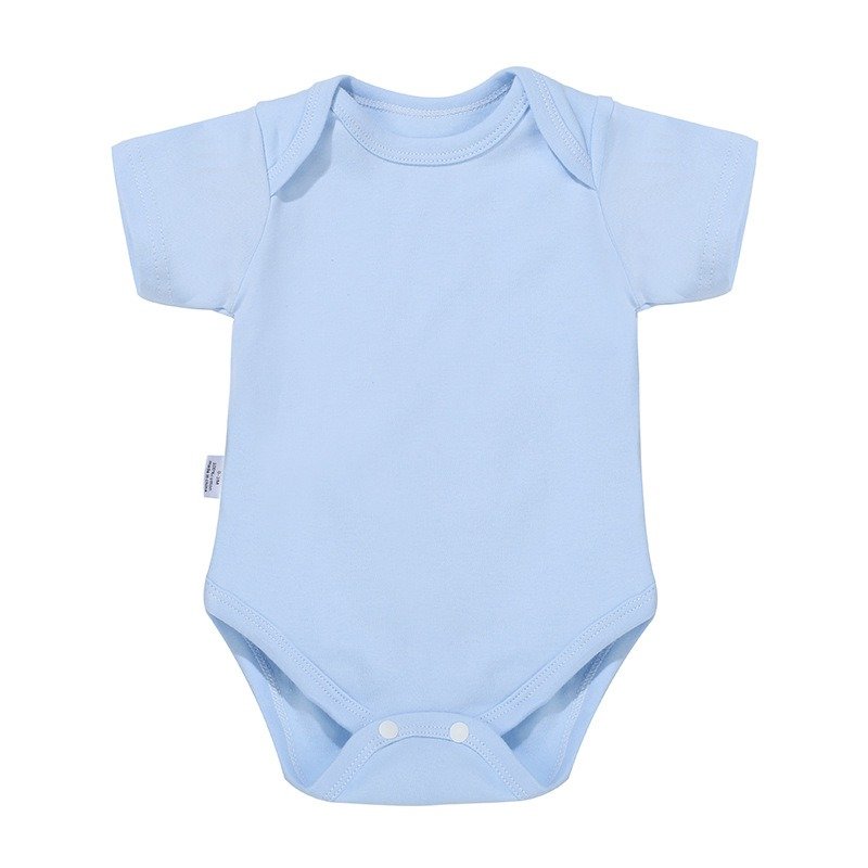 Wholesale onesie baby clothes colorful blanks white 100% organic combed cotton custom printed short sleeve onesie baby bodysuit