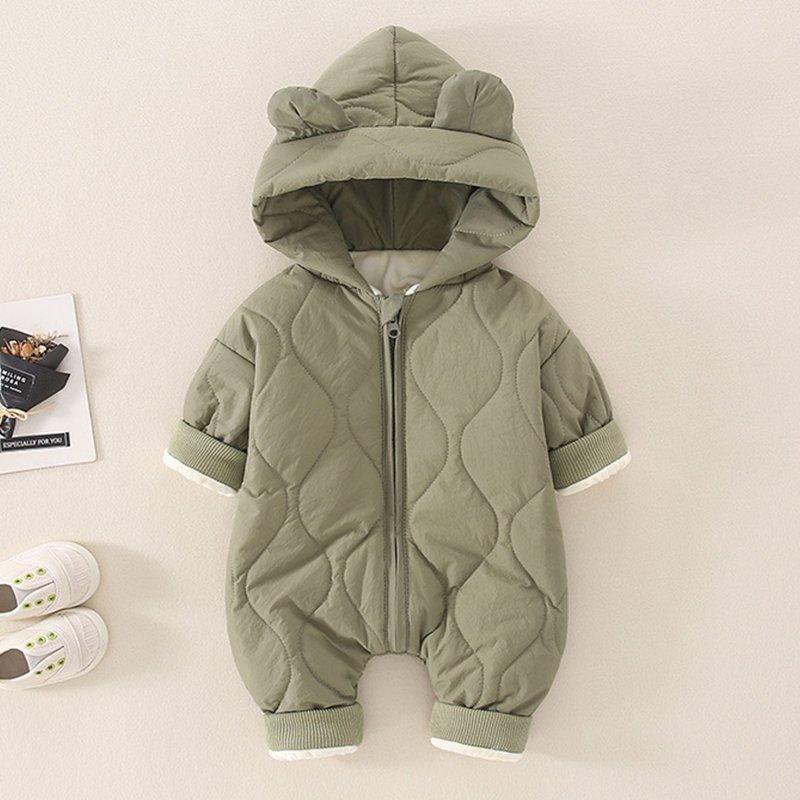 Newborn Baby Clothes Autumn Winter Baby Jumpsuit Baby Rompers Warm Clothes Thick Clothes Cute Style High Quality Onesie Pajamas