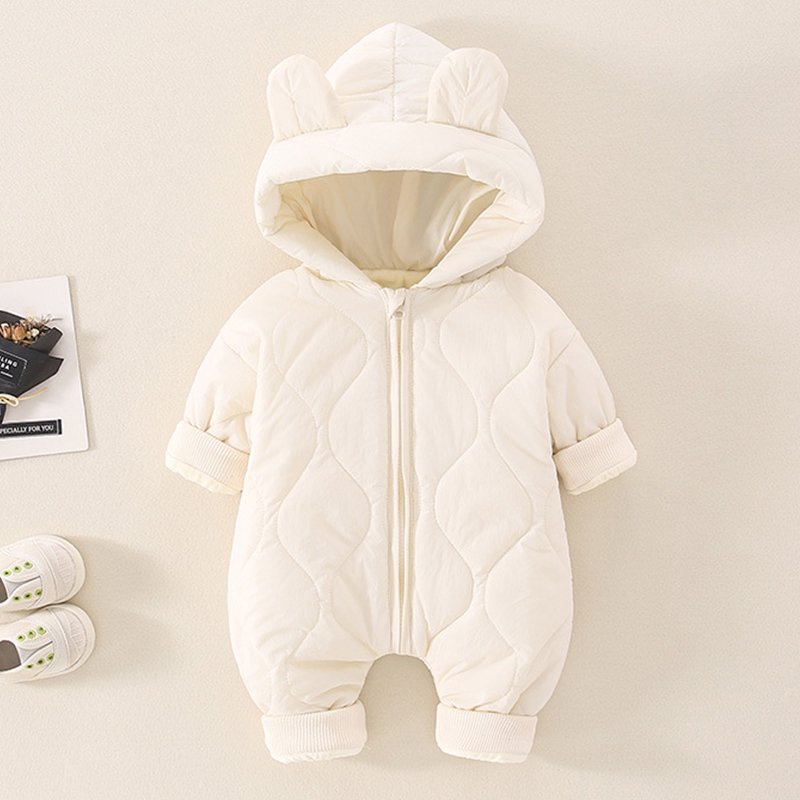 Newborn Baby Clothes Autumn Winter Baby Jumpsuit Baby Rompers Warm Clothes Thick Clothes Cute Style High Quality Onesie Pajamas