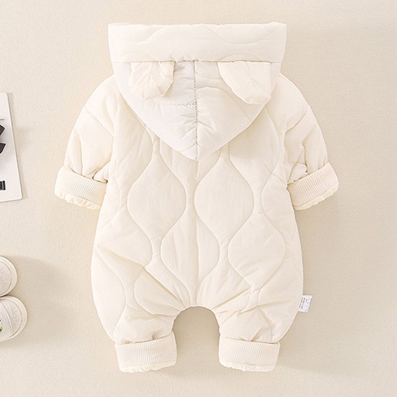Newborn Baby Clothes Autumn Winter Baby Jumpsuit Baby Rompers Warm Clothes Thick Clothes Cute Style High Quality Onesie Pajamas