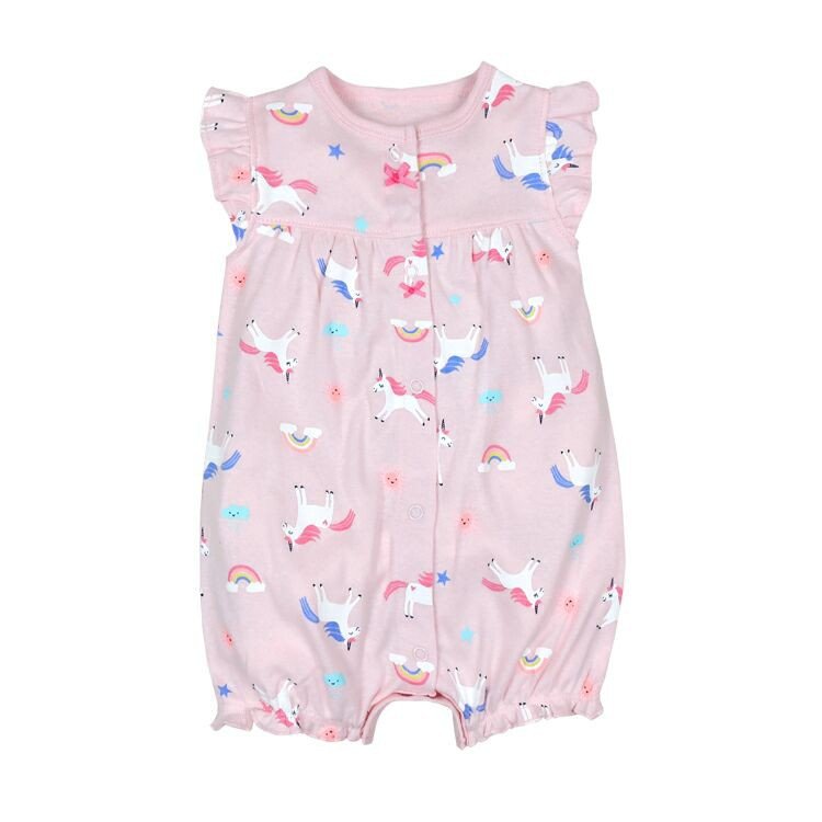 2020 New Born Baby Rompers 3 Months Infant Girl Summer Clothes