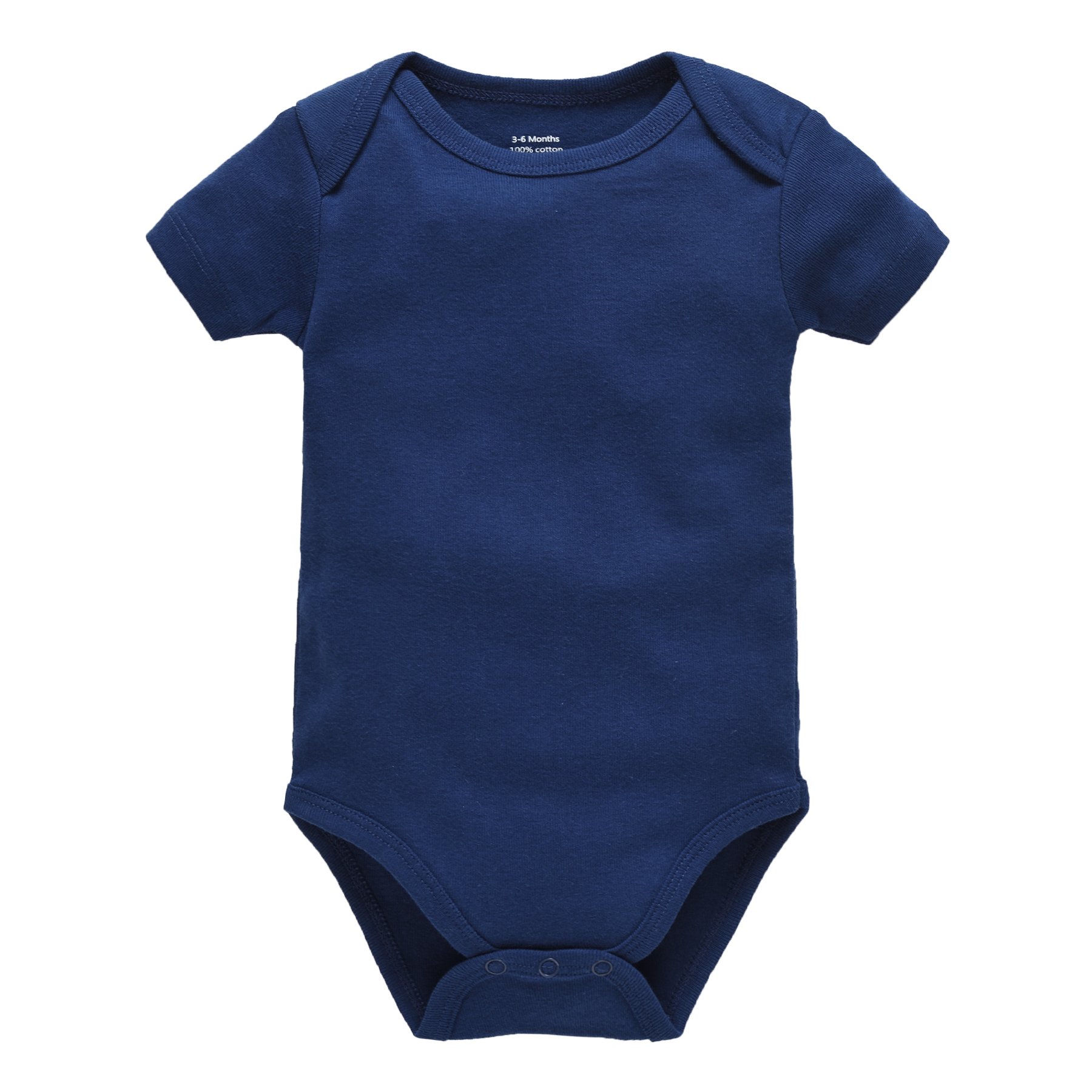 Blank Baby Romper Unisex Newborn Baby Clothing Short Sleeve Cotton Summer Plain Baby Clothes