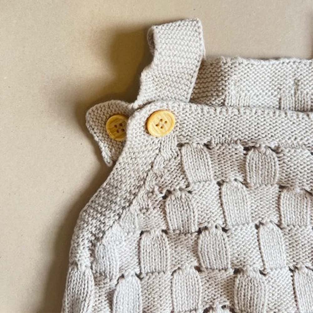 Wholesale Baby Clothing Custom Summer Knit Sleeveless Organic Cotton Baby Romper