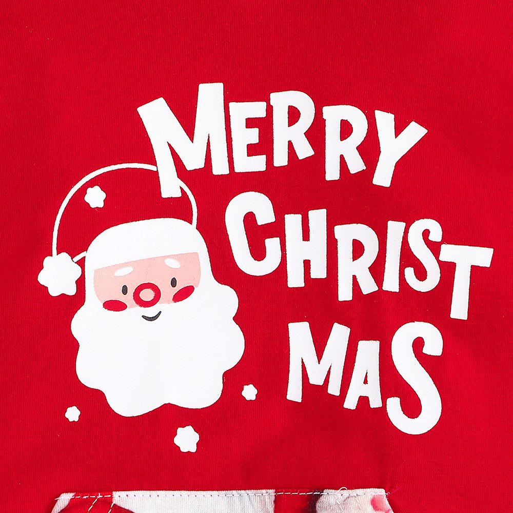 Wholesale newborn festival costume xmas printed infant jumpsuit Merry Christmas baby romper with hooded