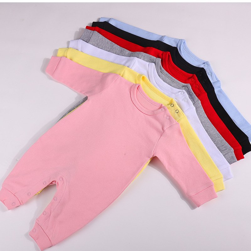 Soft 100% Organic Cotton Baby Onesie for Newborn custom bulk baby clothes blank kids rompers