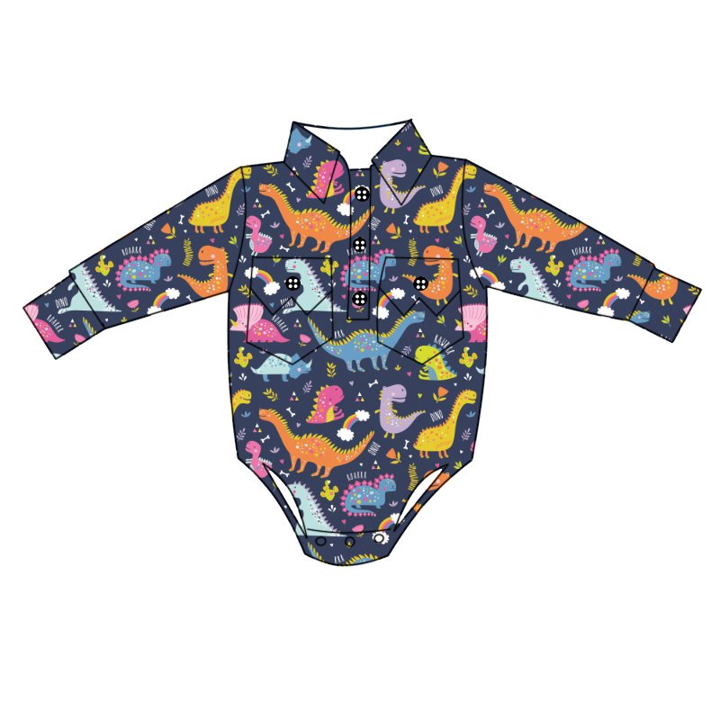 QINGLI Boutique Children's Wholesale fashion romper baby girl summer romper pattern free set halloween baby romper
