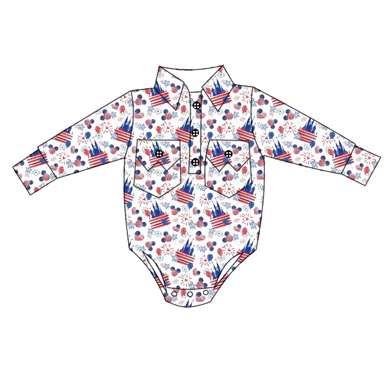 QINGLI Boutique Children's Wholesale fashion romper baby girl summer romper pattern free set halloween baby romper