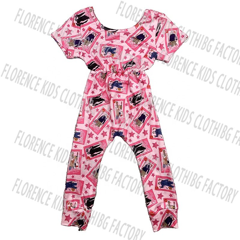 DH ODM halloween new design infant toddler girls bamboo alleycat jumpsuit baby rompers wholesale