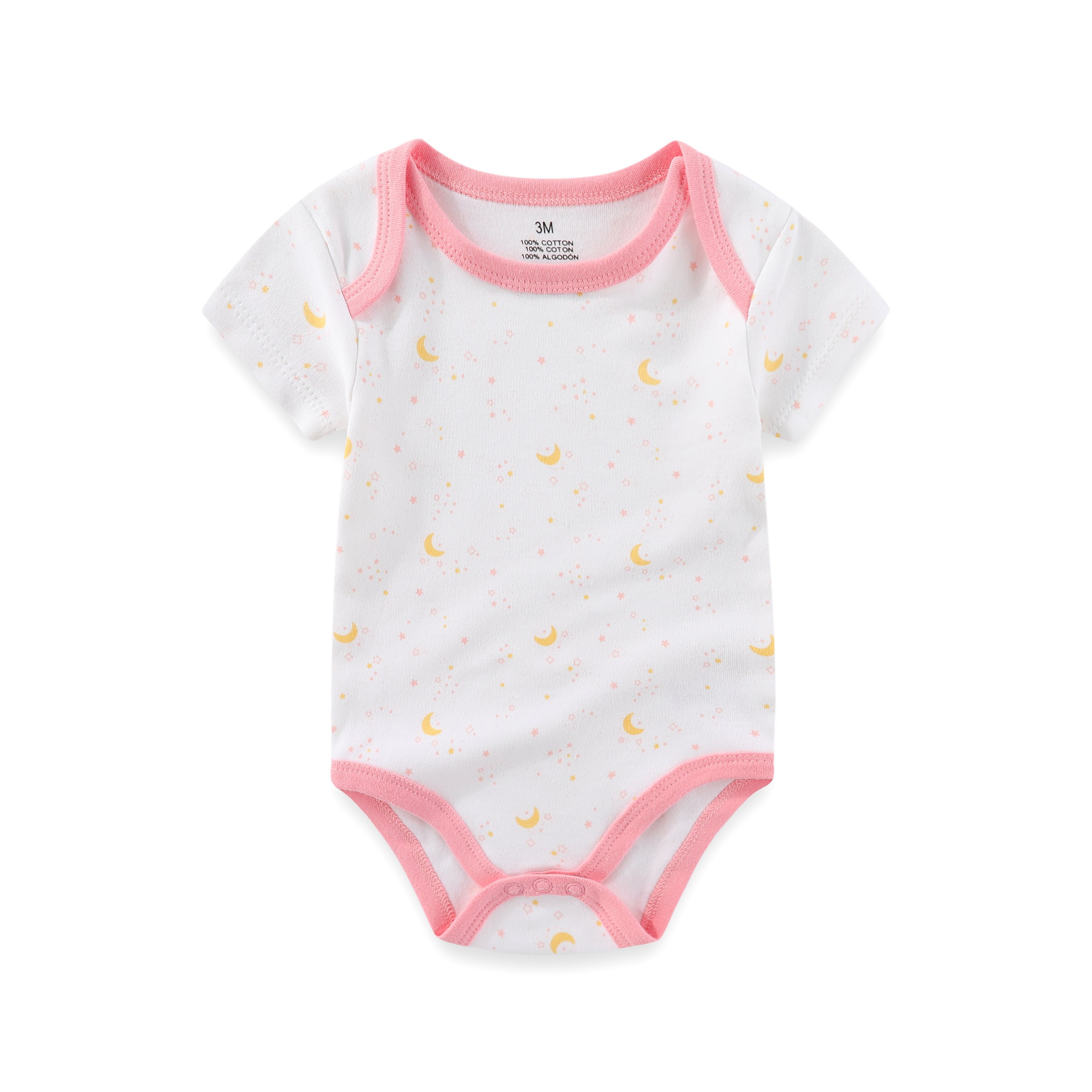 Wholesale 2024 bodysuit for baby new born baby gift set 3pcs/set Printed pattern onesie baby romper clothes