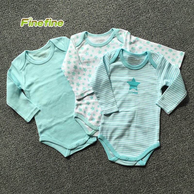 100% Cotton Interlock Jersey Summer Long Sleeve Baby Body For Girls