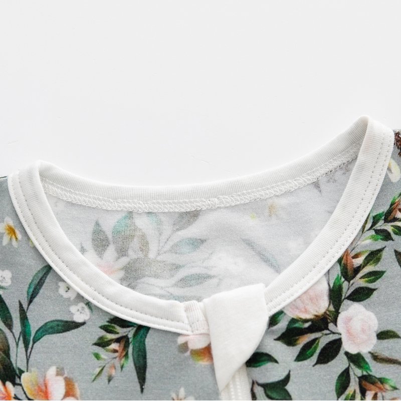 OEM custom design Factory Baby Romper Printed bamboo Baby Clothes Set Long Sleeve Newborn Baby Clothes
