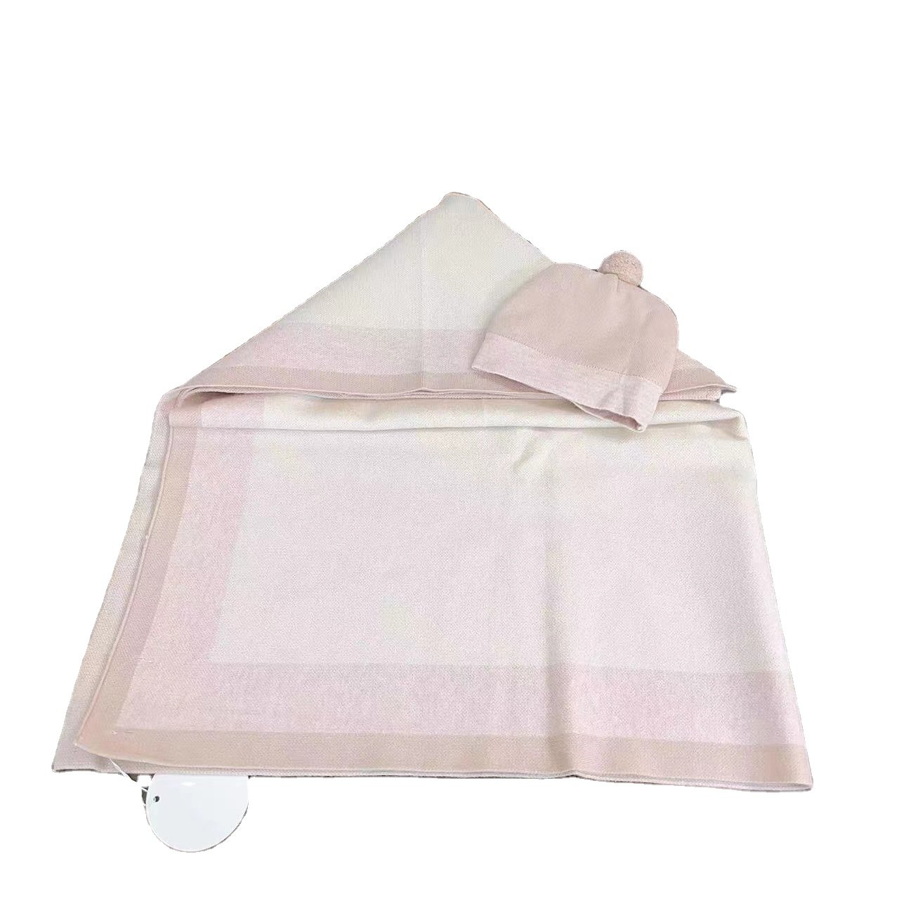 Sample Order Children clothing autumn baby suit boys' girls' Knitted blanket +Hat Baby kids warm sets New born Kids Blanket wrap