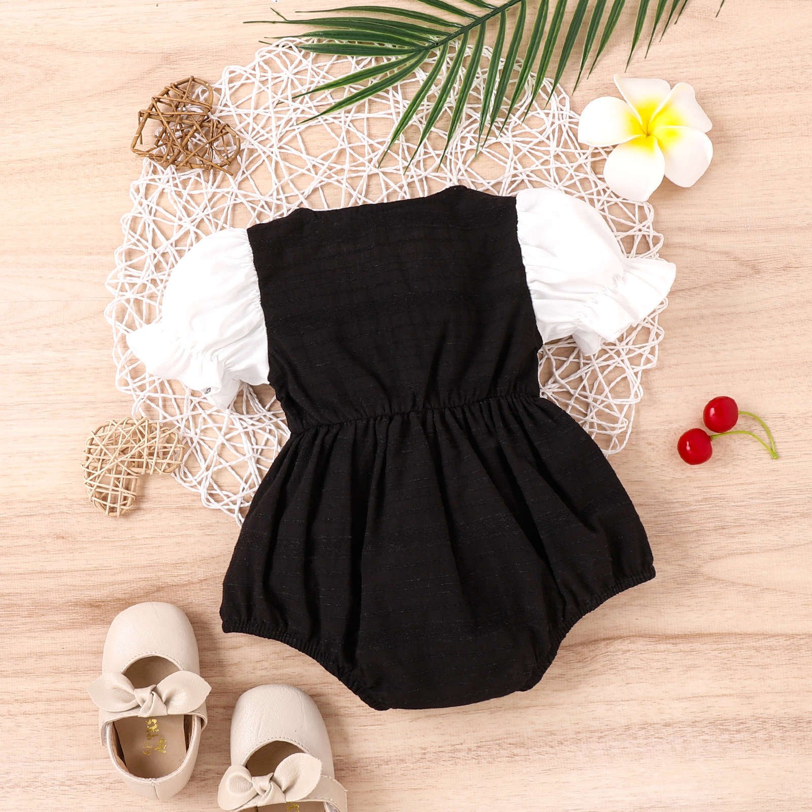 breathable cotton baby clothes 0-24 month infant baby rompers for boys girls