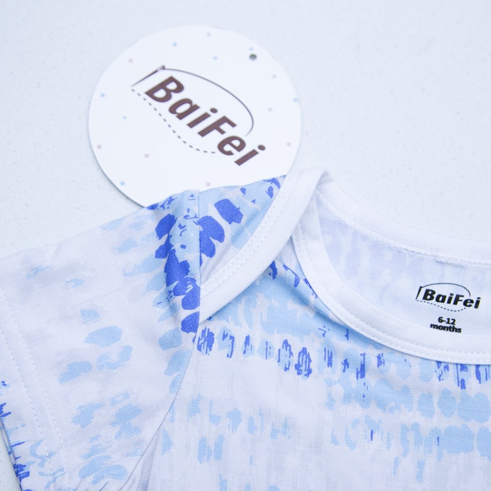 Organic Cotton Baby Romper Bodysuit Custom Printed Bamboo Magnetic Long Sleeve Onesie Sleepwear Snap Button Closure