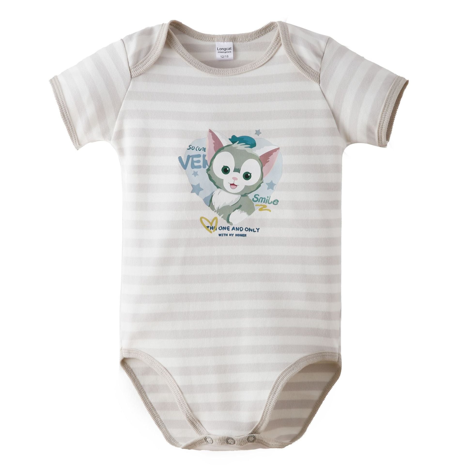 Premium Quality 100% Organic Cotton Soft Touch Baby Rompers,Oem Customized Printed New Born Baby Clothing Rompers