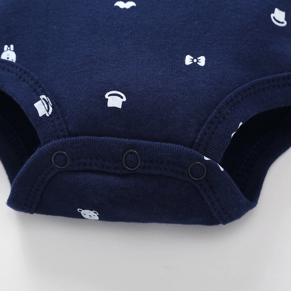 England Style Baby Rompers Boy Long Sleeve Cotton 3pcs Newborn Baby Clothes Set Casual Newborn Kids Clothing Set
