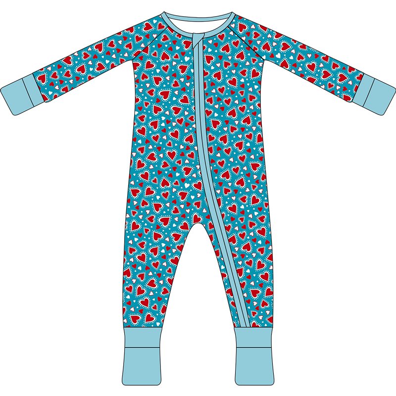 High Quality Organic Bamboo Baby Onesie Custom Print Bamboo Baby Clothes Romper Toddler Kid Baby Bamboo Sleeper