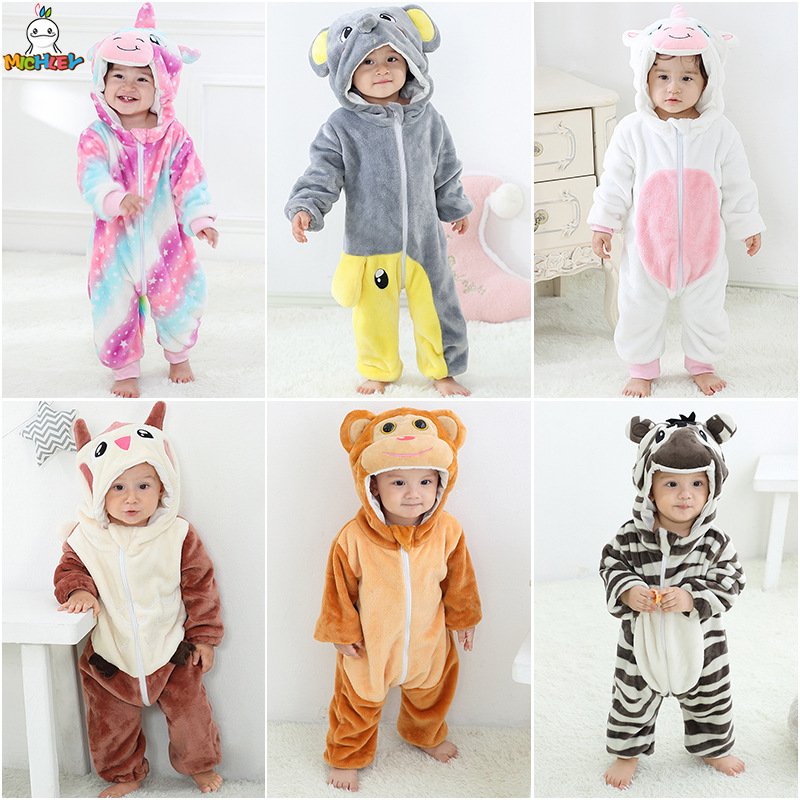 TCXW022416 baby Clothes Newborn Baby Romper Animal baby Clothing