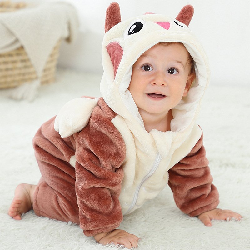 TCXW022416 baby Clothes Newborn Baby Romper Animal baby Clothing