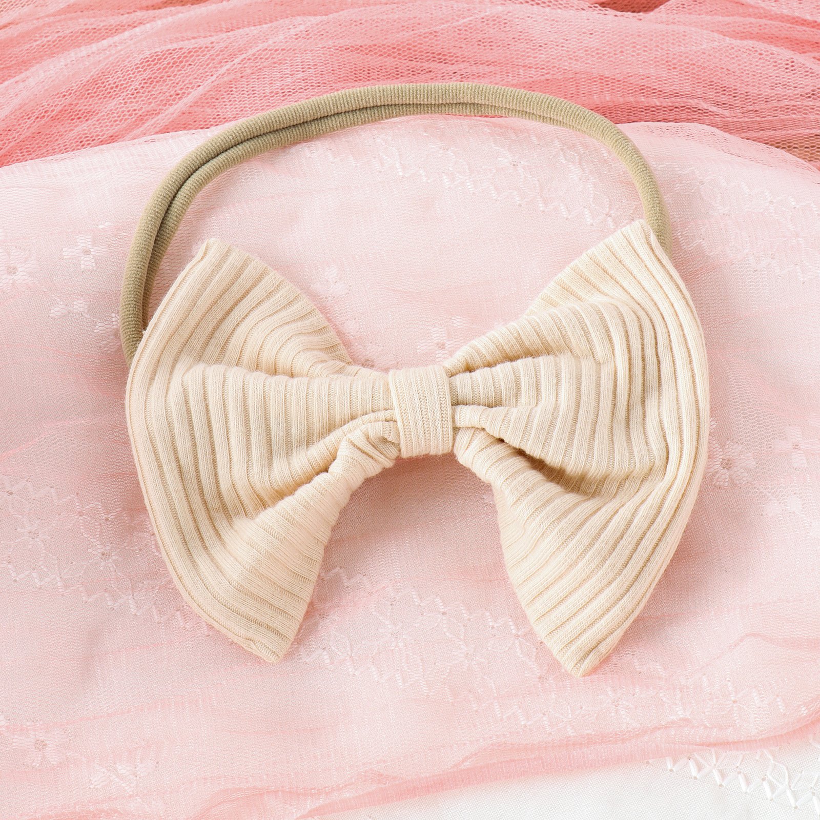 0-18M Cute Baby Clothes Boutique Solid Color Ribbed Cotton Newborn kids Pajamas With Hairband Set 2024 Summer Sweet Baby Romper
