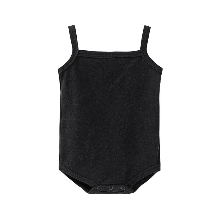 Custom Newborn Girls Clothes Toddler Bodysuit Summer Sleeveless Cotton Baby Rompers for Infant
