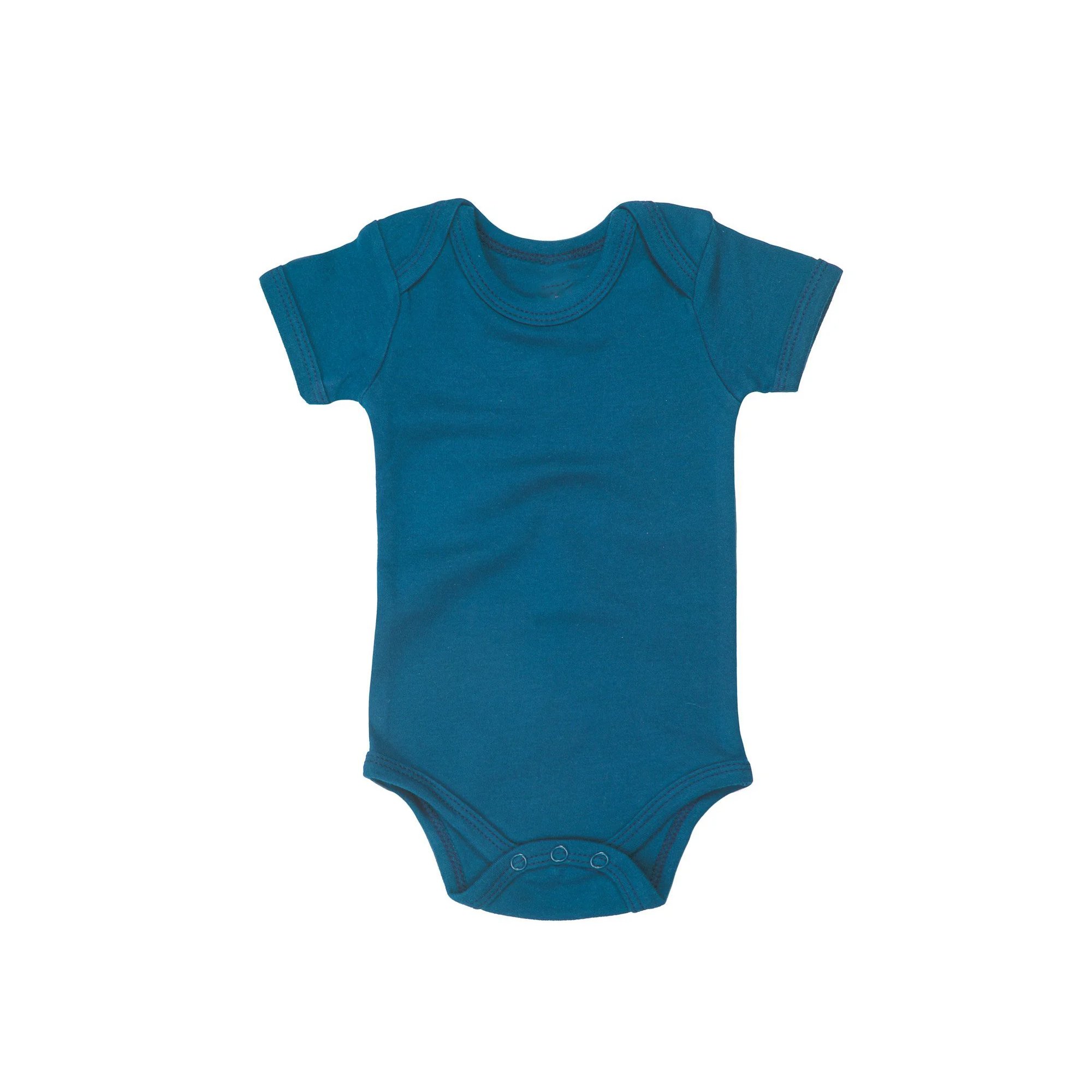 100% Cotton Soft Short Sleeve High Quality Wholesale Custom Logo Baby Romper Baby Infant Newborn Clothes Solid Bodysuits Romper