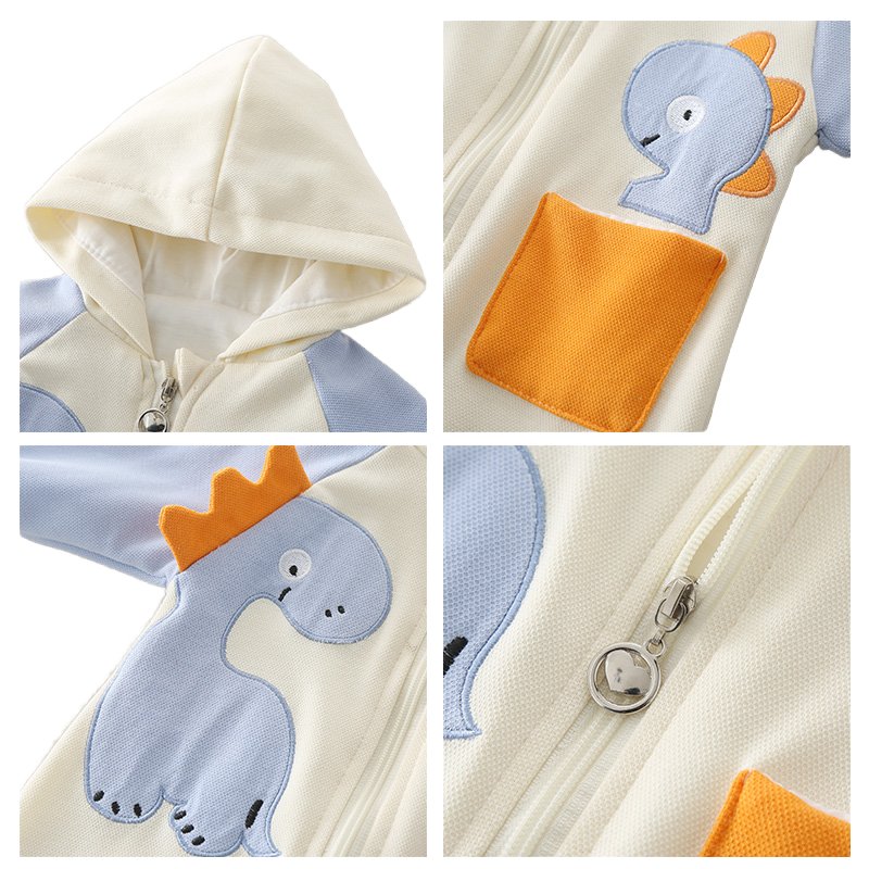 Pure Cotton Class A Baby Jumpsuit Spring Autumn New Set With Zipper Closure Cartoon Climbing Suit For Children Men Women Babies
