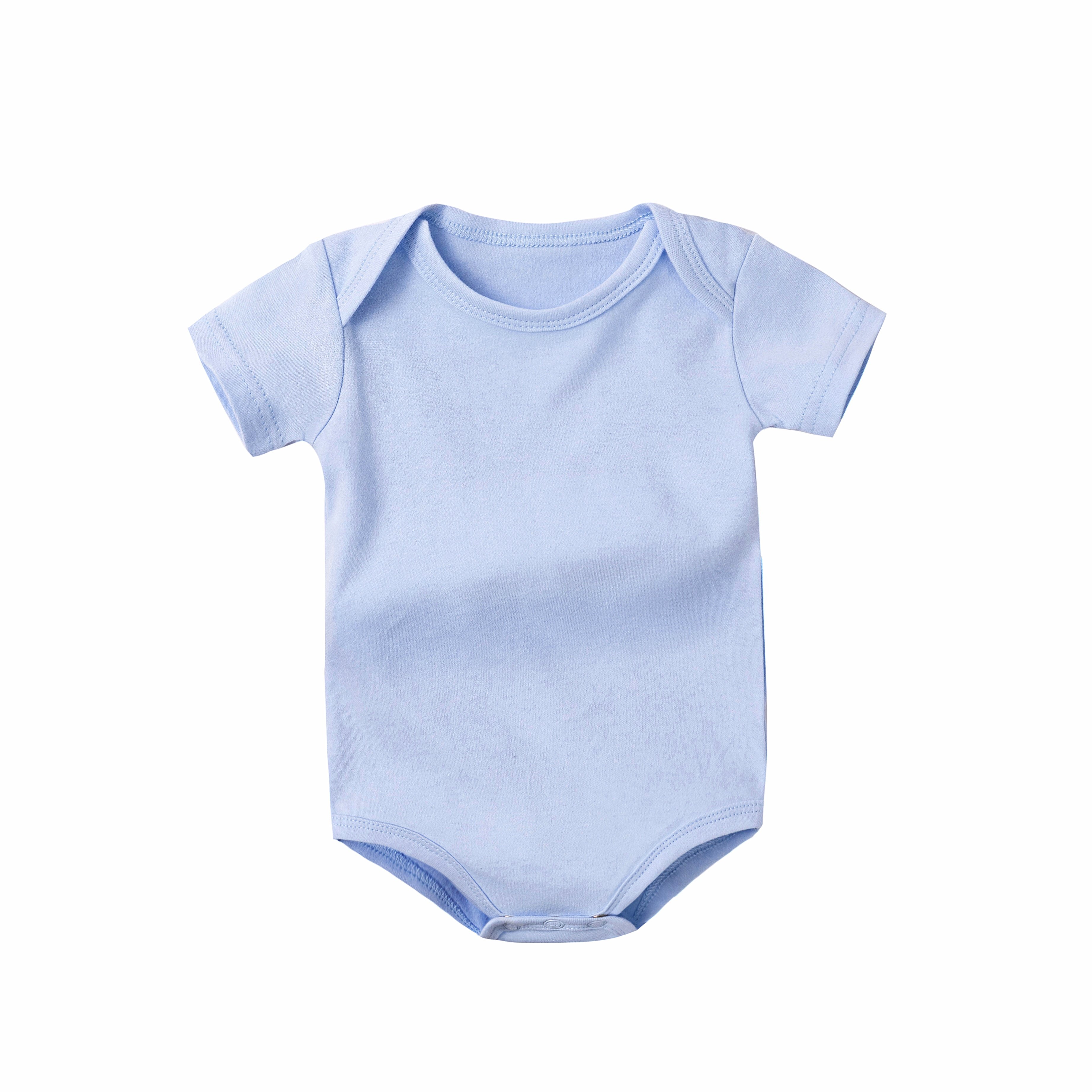 stock cotton newborn baby short sleeve body suit jumpsuit baby romper