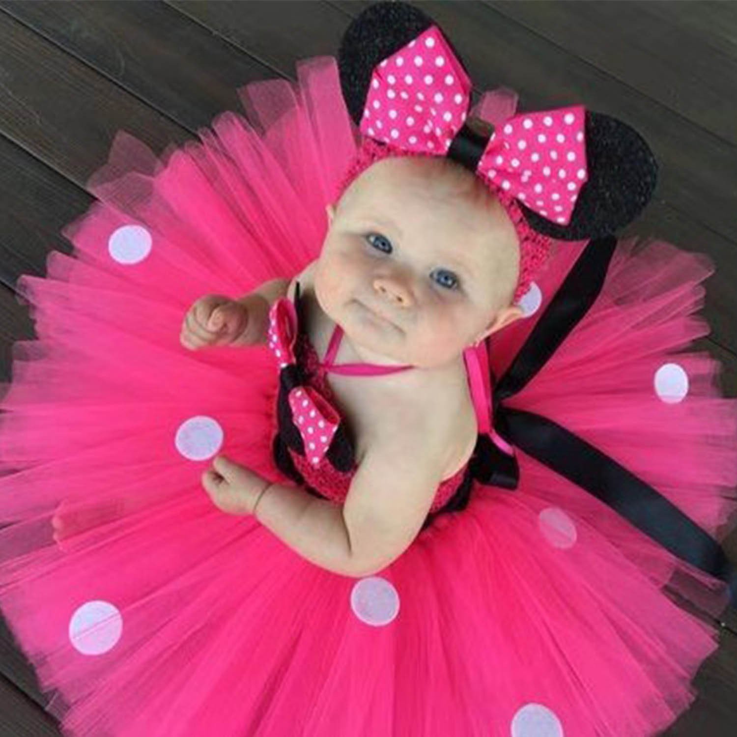 New Style Carton Baby Birthday Dress 1-3 Years Infants Clothes Dress Romper Tutu Skirts 2pcs Baby Girl 1 Year Birthday Dresses