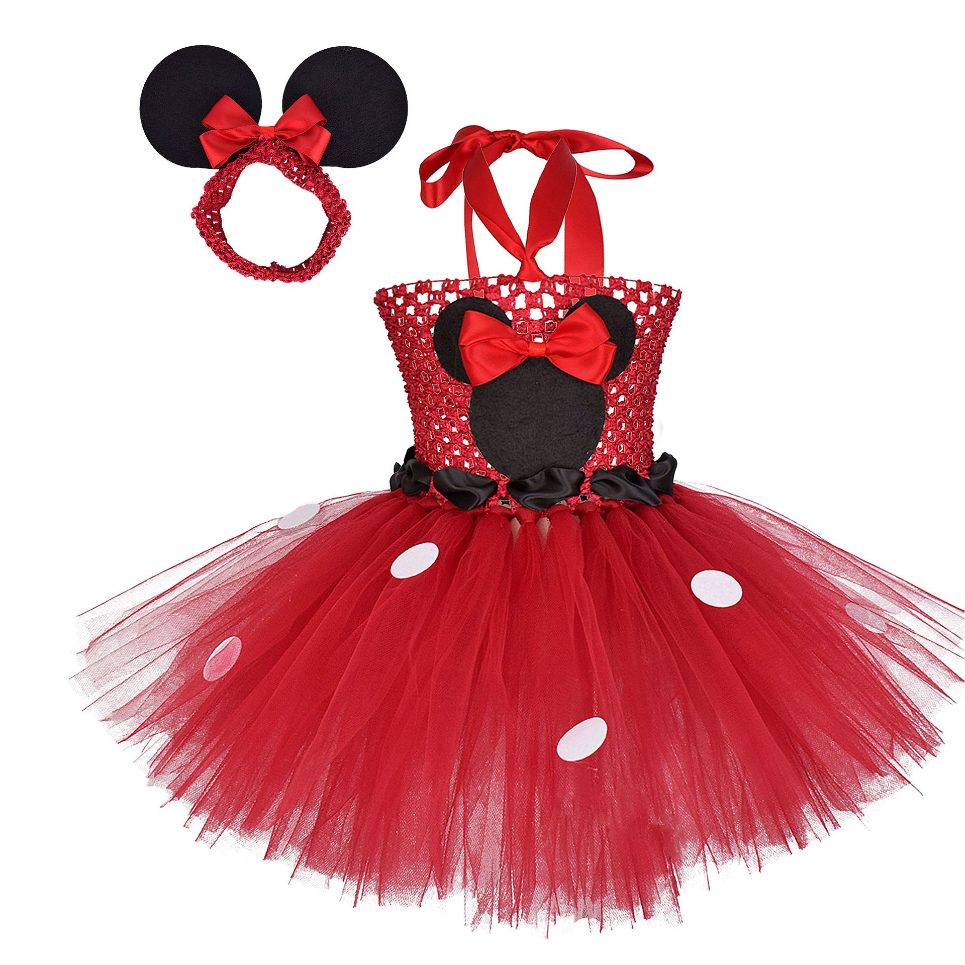New Style Carton Baby Birthday Dress 1-3 Years Infants Clothes Dress Romper Tutu Skirts 2pcs Baby Girl 1 Year Birthday Dresses