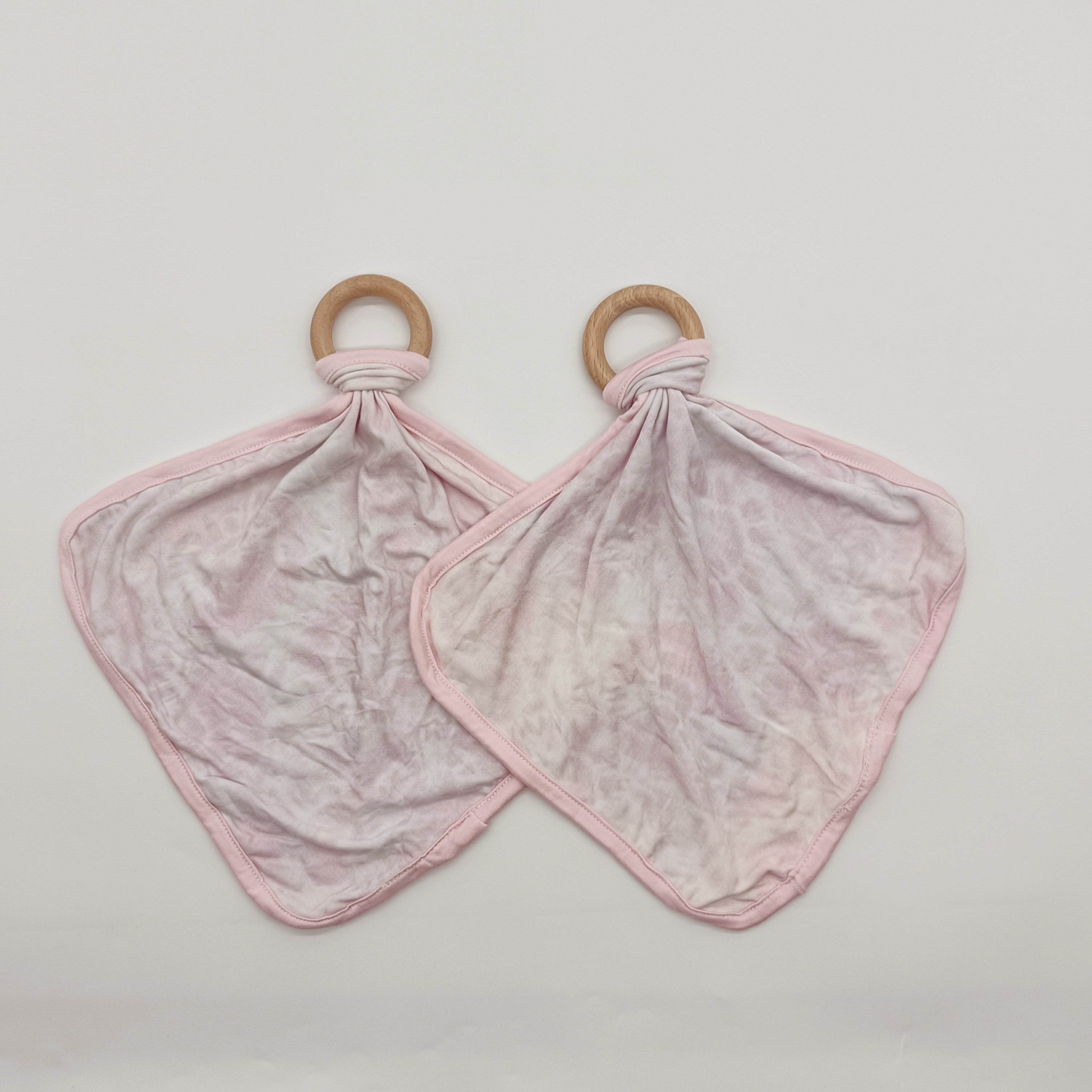 Top Sale Breathable Bamboo customized Pink Pattern Baby Lovey
