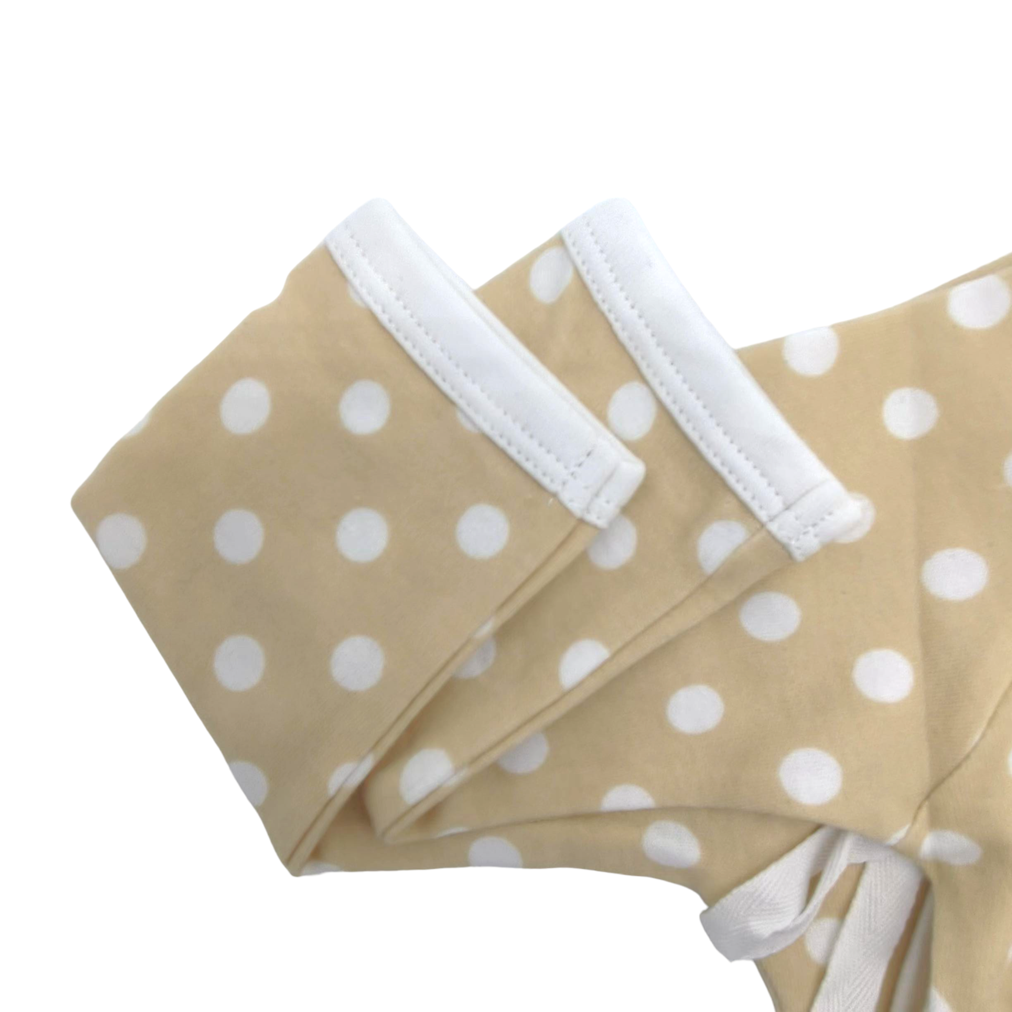 Baby Romper Girls Bodysuit Newborn Pajamas in Stock Kids Jumpsuits Babymio Factory Direct Sale Winter Soft Dot Yellow Summer 85g