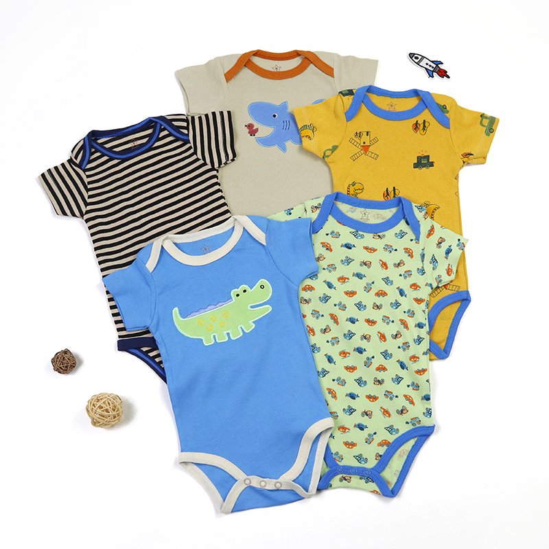 Summer bodysuit for children Clothing for Newborn Baby With Low Price Wholesale new born baby clothes sets 0-3 months for boy