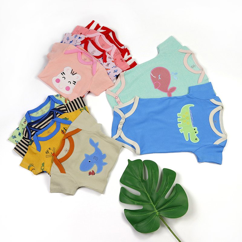 Summer bodysuit for children Clothing for Newborn Baby With Low Price Wholesale new born baby clothes sets 0-3 months for boy
