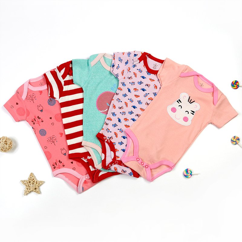 Summer bodysuit for children Clothing for Newborn Baby With Low Price Wholesale new born baby clothes sets 0-3 months for boy