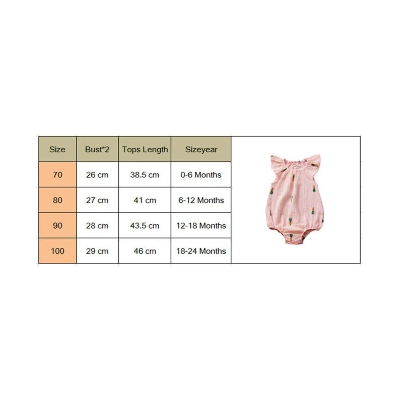 Baby Girls Simple Sleeveless Newborn Jumpsuits Baby Romper Print 0-24 Month Summer 100% Organic Cotton Unisex Baby Onesie 10000