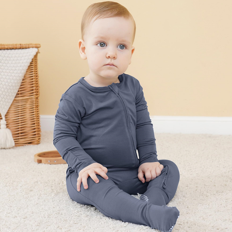 Custom Printing Baby Clothes Wholesale Bamboo Viscose Baby Romper Boy Onesie Infants Clothes Baby Jumpsuit Pajamas