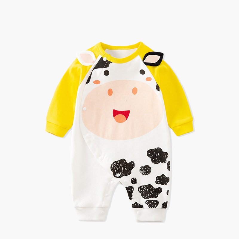 INS Style Newborn Baby Clothes Fashion Baby Rompers for 0-1 years 100% Cotton Soft Skin-friendly Baby Pajamas