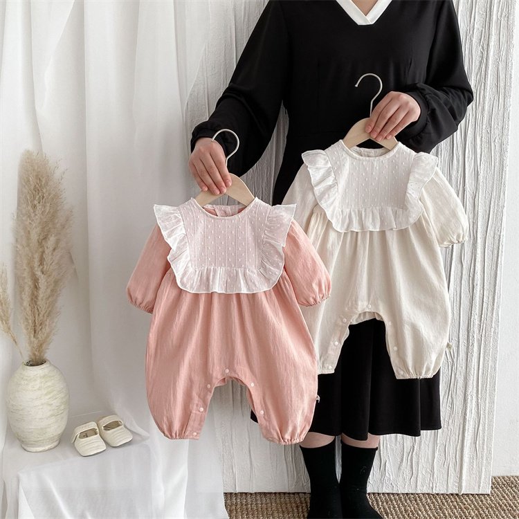 High Quality Infant Cute Cotton Ribbed Romper Toddler Comfortable Soft Baby Rompers