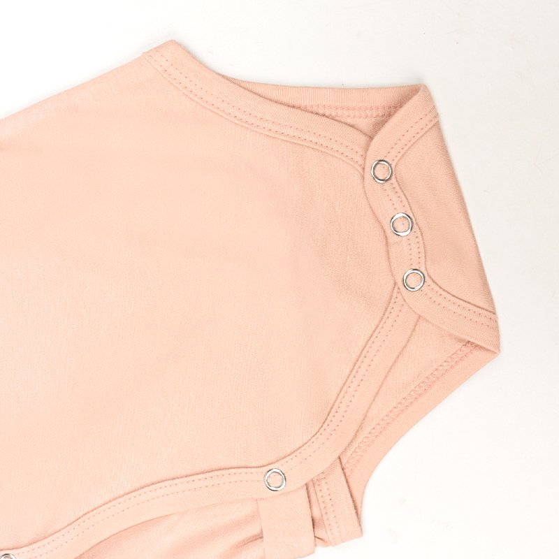 Organic bamboo baby kimono bodysuit customize bodysuit for children wholesale short sleeve bodysuit eco friendly baby romper