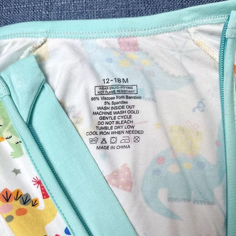 Kids bamboo pajamas custom bamboo viscose baby girl clothes 6-12 month bamboo new born baby onesie rompers