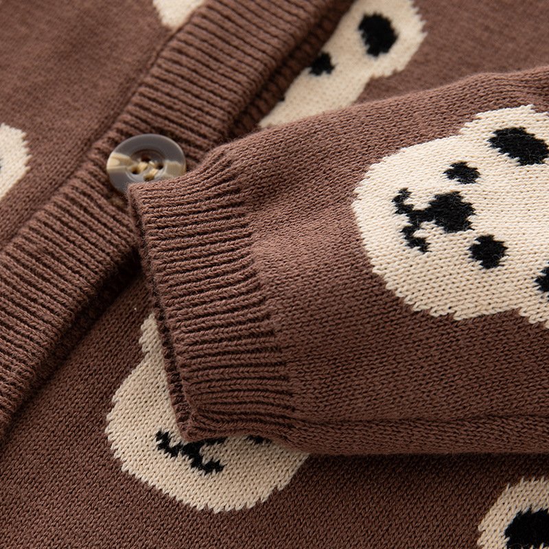 Newborn Designer Baby Girl Clothes Fashion Knitted Baby Romper Winter Sweater Boys Rompers Hat 2pcs