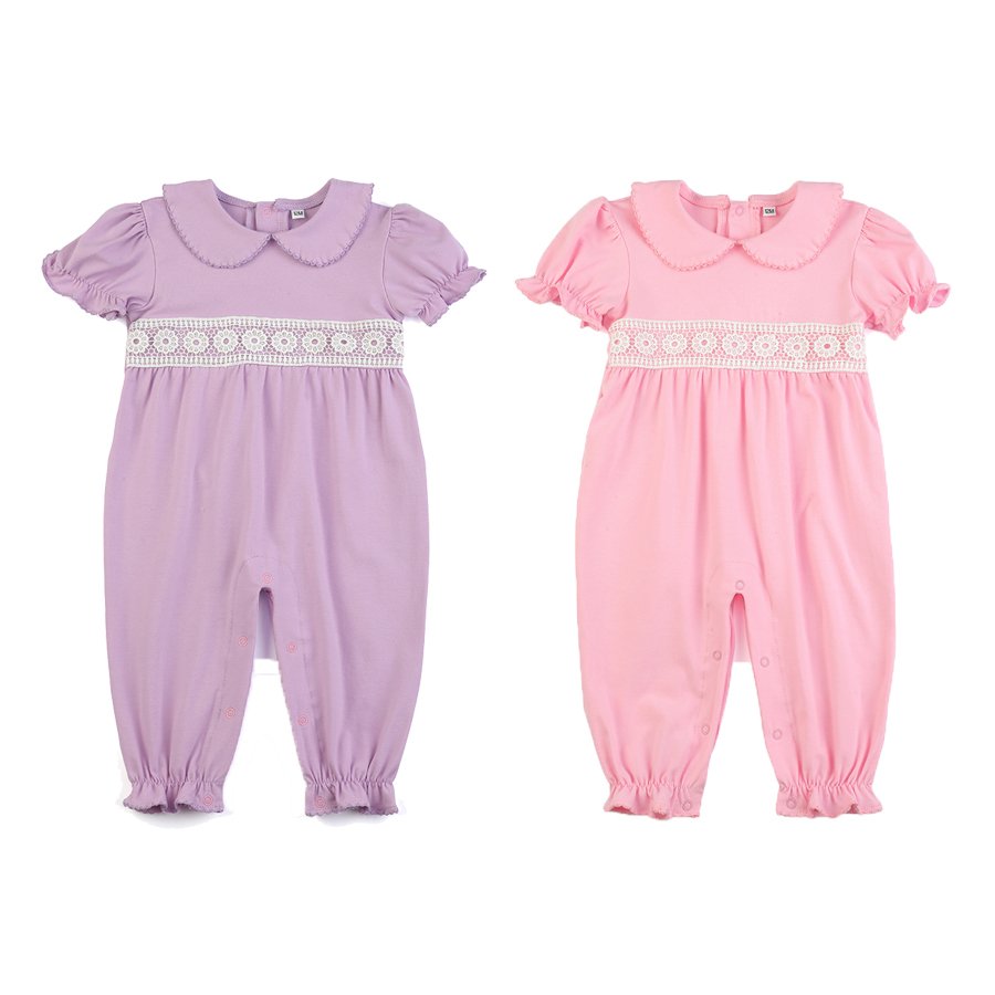 Wholesale baby boys long sleeve jumpsuit fashion design newborn clothing monogrammed kids rompers