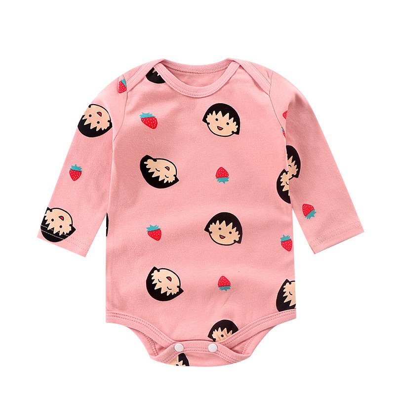 Baby Clothes Romper Newborn Spring Autumn New Baby Long-sleeved Cotton Crawl Clothing