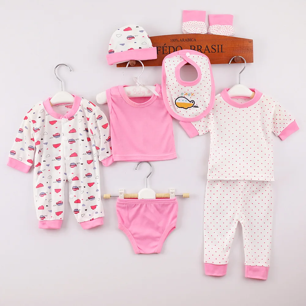 Infant underwear set baby clothes eight-piece set baby clothes 0-3 months baby products