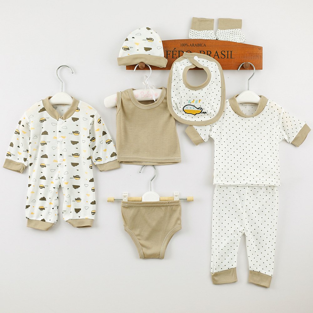 Infant underwear set baby clothes eight-piece set baby clothes 0-3 months baby products