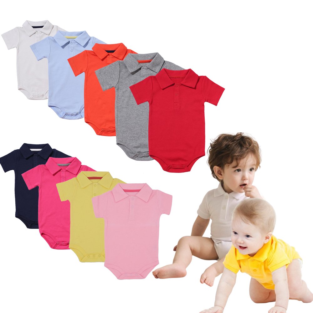 Custom Winter Babies Clothes Waffle Two-way Zipper Baby Bodysuit Newborn Baby Rompers